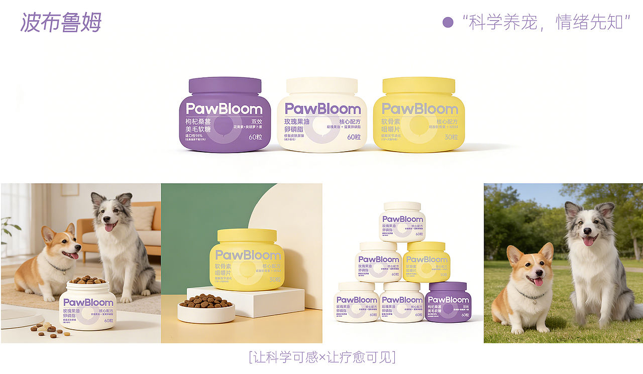 PawBloom — 宠物营养品牌